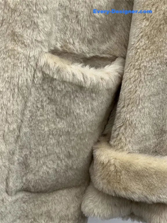 Maxmara mid-length shearling coat